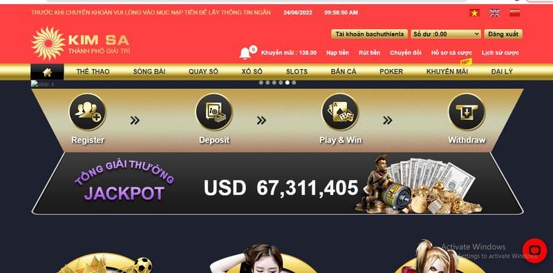 Kim Sa – KimSa Casino – Đăng ký nhận 138K khởi nghiệm